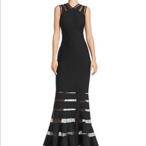 Black floor Length dress in size XS